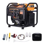 Groupe �lectrog�ne � lessence 32kw g�n�rateur de courant portable pour chantier camping