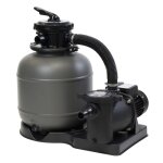 Groupe de filtration piscine hors sol - pompe + filtre  sable - volume 20 - 25m3 - 6 m3 / h - puissance ...