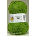 Pelote de fil  tricoter - four seasons grndl - 760 - 33 lisa - vert jaune - 50 g