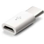 Gstore - adaptateur usb type c vers micro usb usb type c - mirco usb femelle blanc