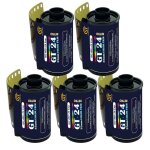 Gt photo pellicule couleur gt24film 35mm - lot de 5 films 24 poses - id�al pour photographie d�veloppement ...