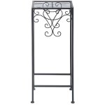 Guéridon en fer forgé - esschert design - 60 cm - noir - classique - intemporel - jardin Guéridon en fer forgé - esschert design - 60 cm - noir - classique - intemporel - jardin