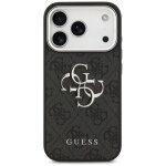 Guess 4g stripe case with magsafe for iphone 17 pro max 6. 9 black