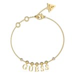 Guess bracelet s yellow gold dor en cuir pour femme arm party charm bracelet 261861