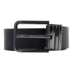Guess ceinture noir en cuir pour homme - adjustable & reversible belt h35 331605