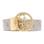 Guess ceinture taupe cr�me pour femme - noelle nolana belt dark taupe 331653