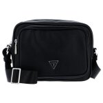 Sac  paule bandoulire - guess - certosa camera bag - noir - 24x18x8 cm - 100% polyurthane