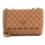 Sac  paule bandoulire - guess - cessily convertible xbody flap - marron - 100% polyurthane - 685 ...