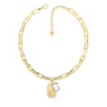 Guess - collier femme - acier dor