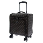 Valise à roulettes - guess - divvy - souple - 4 roulettes silencieuses - 36x38x22 cm Valise à roulettes - guess - divvy - souple - 4 roulettes silencieuses - 36x38x22 cm