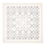 Guess �charpe cr�me beige pour femme - foulard 90x90 cream white 331231