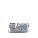 Guess giully ii - petit sac port� �paule matelass� et paillet� bleu - ciel dg967372 - hwdg9673720 - mtd ...