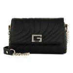 Guess sac � �paule bandouli�re noir pour femme - janek mini flap crossbody 254816