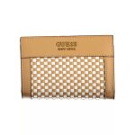 Guess jeans portefeuille femme marron autres fibres sf14437