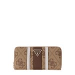 Guess laurel - portefeuille compagnon beige - latte - logo ss7459146 - swss7459146 - lgw