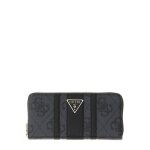 Guess laurel - portefeuille compagnon gris - noir - coal - logo ss7459146 - swss7459146 - clo
