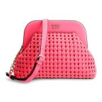 Guess pochette rose pour femme - sicilia lilica frame clutch bright pink 180678