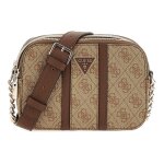 Sac  paule bandoulire - guess - noreen camera crossbody - marron clair - 195x13x65 cm - 100% polyurthane ...
