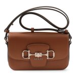 Guess sac � �paule bandouli�re marron pour femme - janie convertible xbody flap cognac 336893