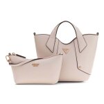 Guess sac � main gris clair pour femme - darcy mini tote stone 335610
