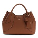 Guess sac � main marron pour femme - darcy girlfriend satchel cognac 335621