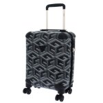 Valise cabine - guess - wilder 18 in 8 - wheeler s - noir - rigide - cadenas tsa