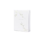 Livre dor - guest book - blanc et dor� - 22 pages - 20 x 245 cm - mariage