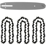 Gt garden - guide 10 pouces (26 cm) avec lot de 3 chanes 40 maillons pour trononneuse lagueuse 25 ...