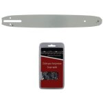 Gt market - guide 35 cm (14 pouces) + chane 52 maillons - compatible trononneuses husqvarna