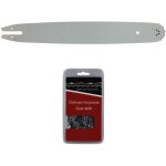 Gt market - guide 40 cm (16 pouces) + chane 55 maillons - compatible trononneuses stihl ms 181 et 211 ...