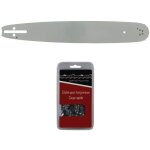 Gt market - guide 40 cm (16 pouces) + chane 66 maillons - compatible trononneuses husqvarna