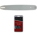 Gt market - guide 40 cm (16 pouces) + cha�ne 68 maillons - compatible tron�onneuses stihl ms 231 et 251 ...