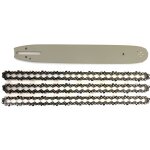 Guide chaine 25cm pour trononneuse stihl - nemura - 3 chanes 40 entraineurs 3 / 8 lp . 050 (13mm)