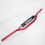 Guidon de moto cross enduro tout terrain rose rouge anodisé 50 à boite Guidon de moto cross enduro tout terrain rose rouge anodisé 50 à boite