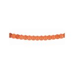 Guirlande - dcoration de fte - citrouilles - 3 m - orange - papier