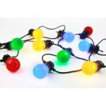 Guirlande guinguette 3m multicolore avec prise - skylantern - led - ext�rieur - 10 ampoule(s) - electrique ...