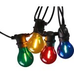Guirlande guinguette deluxe 45m multicolore - skylantern - 10 ampoules led - extrieur