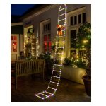 Guirlande lumineuse - 3m - nol - chelle avec pre nol - tanche - fonction mmoire minuteur