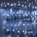 Guirlande lumineuse extrieur 500 led blanc froid / bleu 12m feeric lights & christmas