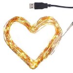 Guirlande lumineuse  led - clauss - 100 lumires - 10 mtres - blanc chaud - vintage