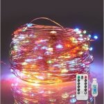 Guirlande lumineuse  led - zgeer - 10m 100led - multicolore - extrieur