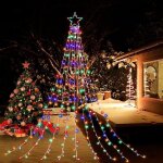 Guirlande lumineuse noel etoile 320 led arbre noel lumineux 8 modes ip44 pour exterieur interieur mariage ... Guirlande lumineuse noel etoile 320 led arbre noel lumineux 8 modes ip44 pour exterieur interieur mariage ...