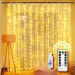 Guirlande lumineuse rideau lumineux usb 300 led - 3m * 3m - 8 modes declairage - etanche ip65 avec minuterie ... Guirlande lumineuse rideau lumineux usb 300 led - 3m * 3m - 8 modes declairage - etanche ip65 avec minuterie ...