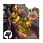 Guirlande lumineuse - solaire - 5 m - 50 led - multicolore - ext�rieur