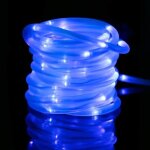 Guirlande lumineuse solaire extérieur 10m 100led bleu pour décoration de jardin et arbre Guirlande lumineuse solaire extérieur 10m 100led bleu pour décoration de jardin et arbre