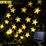Guirlandes lumineuses solaires extérieur 50 led en etoile 9. 5m 8 modes décoration pour jardin chambre ... Guirlandes lumineuses solaires extérieur 50 led en etoile 9. 5m 8 modes décoration pour jardin chambre ...