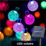 Guirlande solaire - 7m - multicolore - led - ip65 �tanche