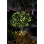 Guirlande solaire luciole - smardtv - blanc chaud - 100 leds - 119 m