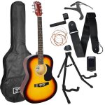 Guitare acoustique - 3rd avenue - sunburst - pack premium - son clair - adapt aux dbutants