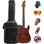 Guitare acoustique silencieuse 6 cordes acoustic guitar silent k6 / k7 - kit voyage complet